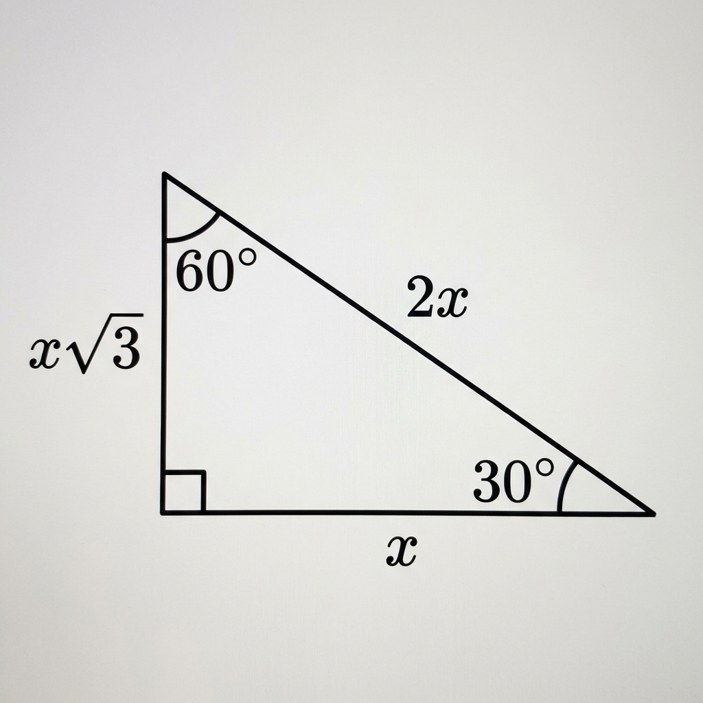 30-60-90 Triangle Diagram